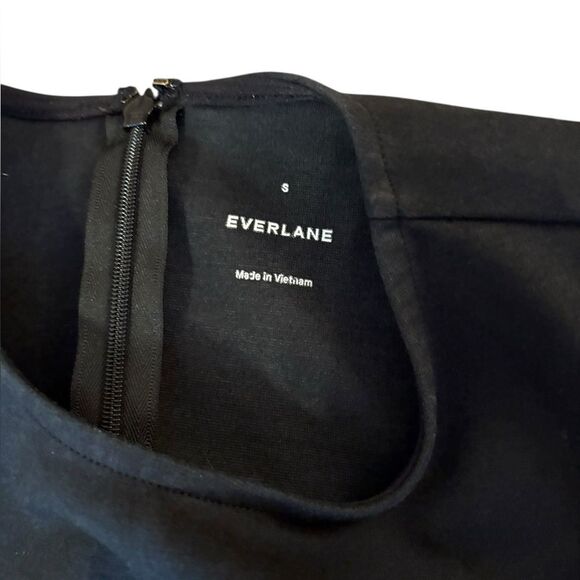 Everlane The Dream 90’s Shift Dress Black Sleeveless Mini Womens Size Small - Picture 8 of 11